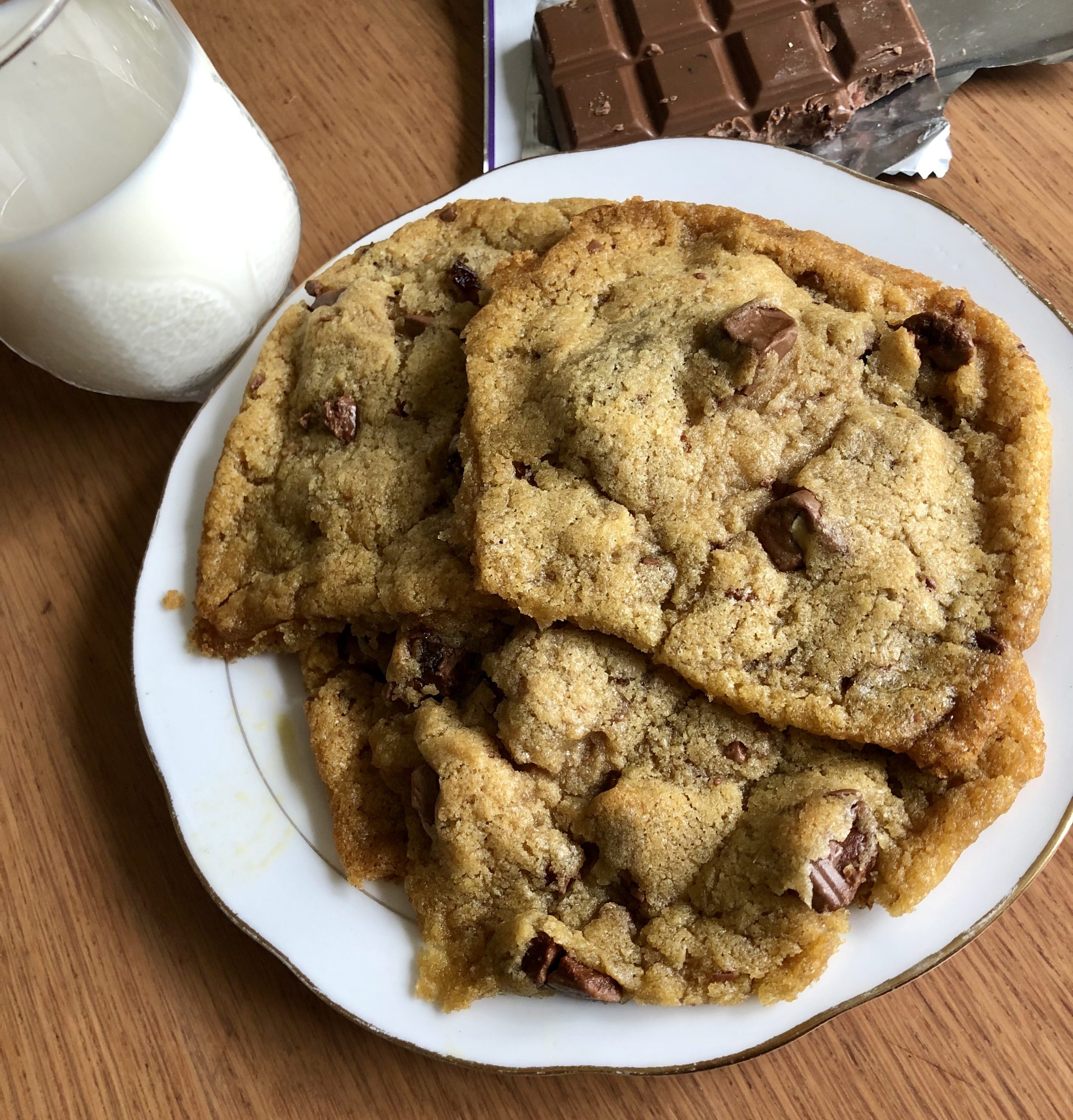 Eggless Chocolate Chip Cookies