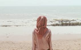Hijabi Looking into Distance